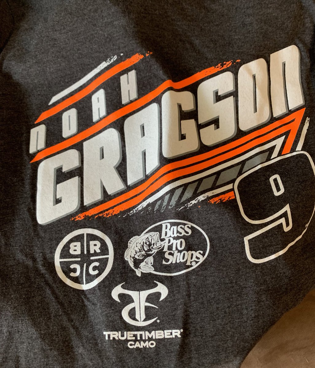 Got my new shirt in the mail today! ✊🏼👏🏼🔥 @NoahGragson #jrmotorsports #JRM #bassproshops #truetimbercamo #blackriflecoffeecompany #teamchevy
