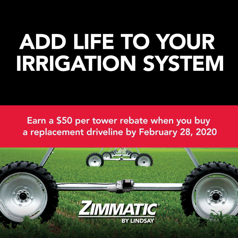 FieldNET's tweet photo. Time is running out! This offer is only good until the end of this week, so hurry into your local Zimmatic dealership today! *Available only in the U.S. and Canada https://t.co/MsUhe7txl0