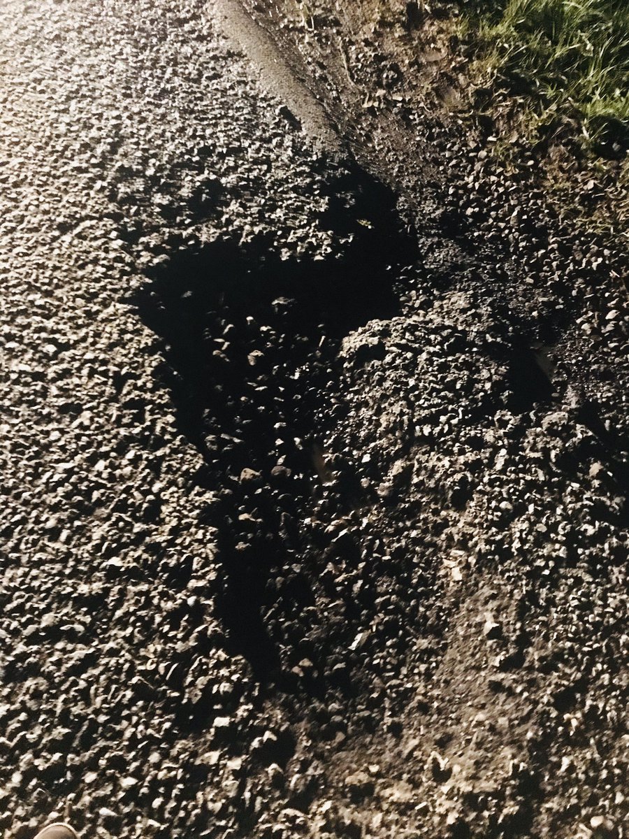 nicihotspur's tweet photo. @LincolnshireCC when are you going to sort the pothole out down tytton Lane East Wyberton, husband just gone over it, ripped his tyre and possible wheel damage he was lucky no one was coming in the other direction, who shall we invoice? Sort our roads out! https://t.co/cw9BArrQve