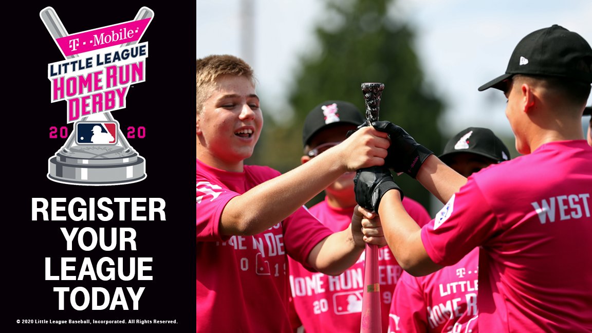 LittleLeague's tweet photo. Showcase your long ball hitters! Register your league for the 2nd annual @Tmobile Little League Home Run Derby today! ⚾️🥎 #LLHomeRunDerby https://t.co/8hyA8I1KPA https://t.co/YCtJ4eQ8Ye