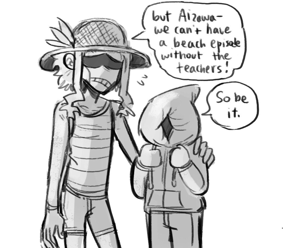 Some #erasermight doodles i did recently (definitely warmed up to this pairing because of @noitsnotacookie) 