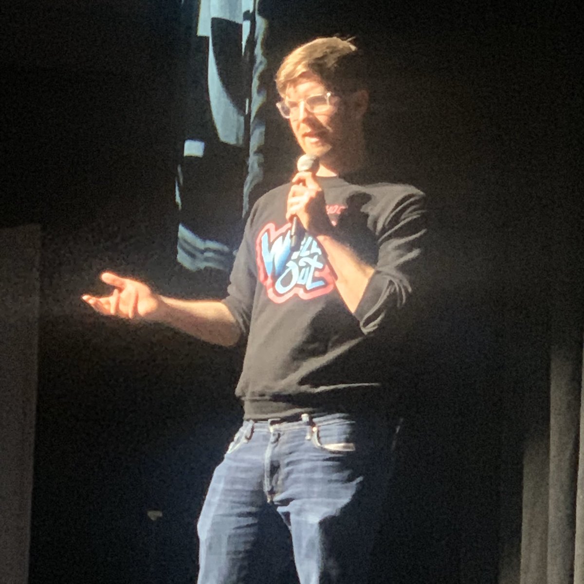BassSchuler's tweet photo. Thanks to everyone that came to showcase 3 yesterday & saw @MrJacobWilliams showcase. Did you know he was a cast member on @WildNOut for 8 SEASONS? Stop by booths 300-305 to meet him! #NACALive #StandUp #Comedian #showcasingartist #BassSchulerEntertainment https://t.co/RIjSFiyJ51