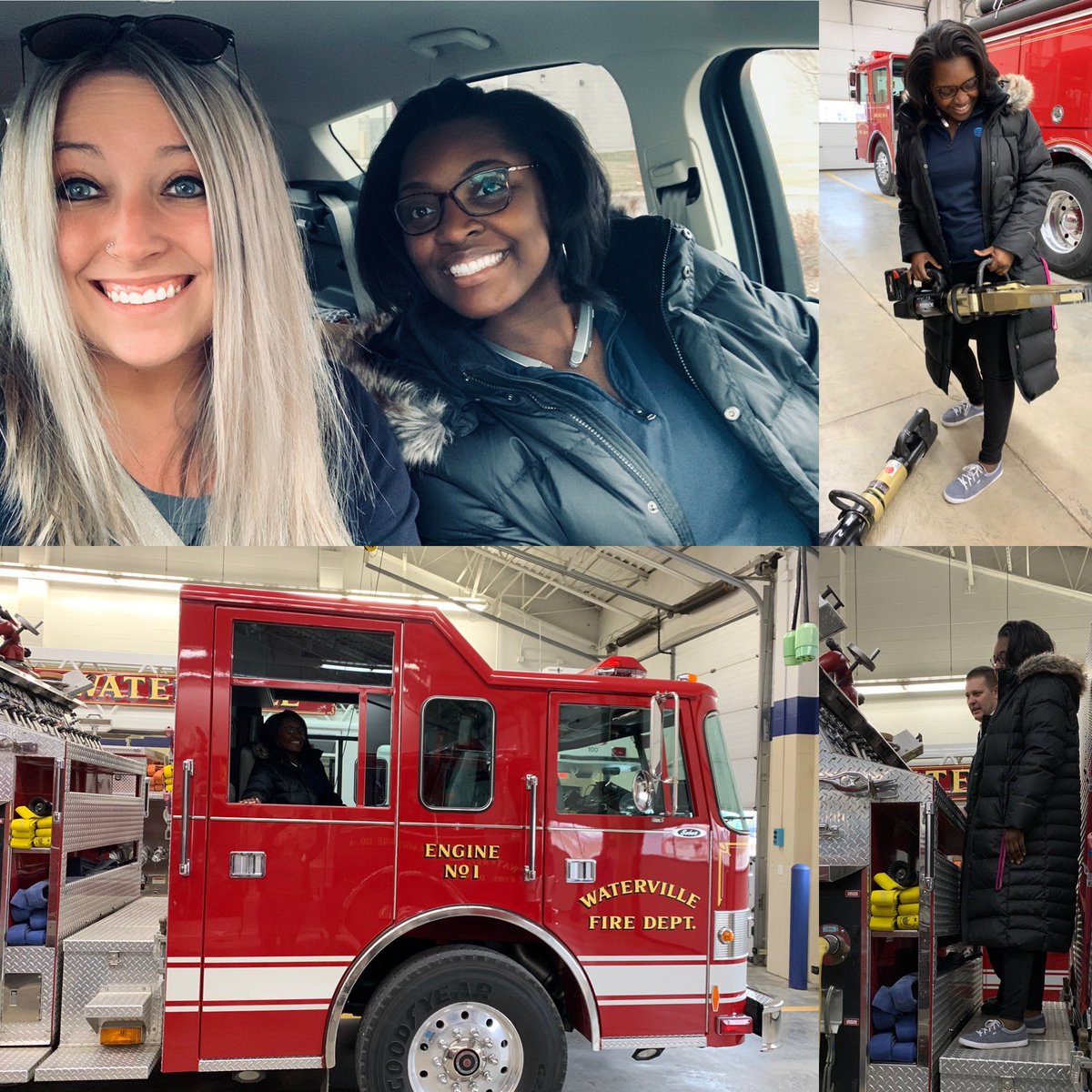 Spent our day doing some local outreach and learning about what these guys do! 🚒