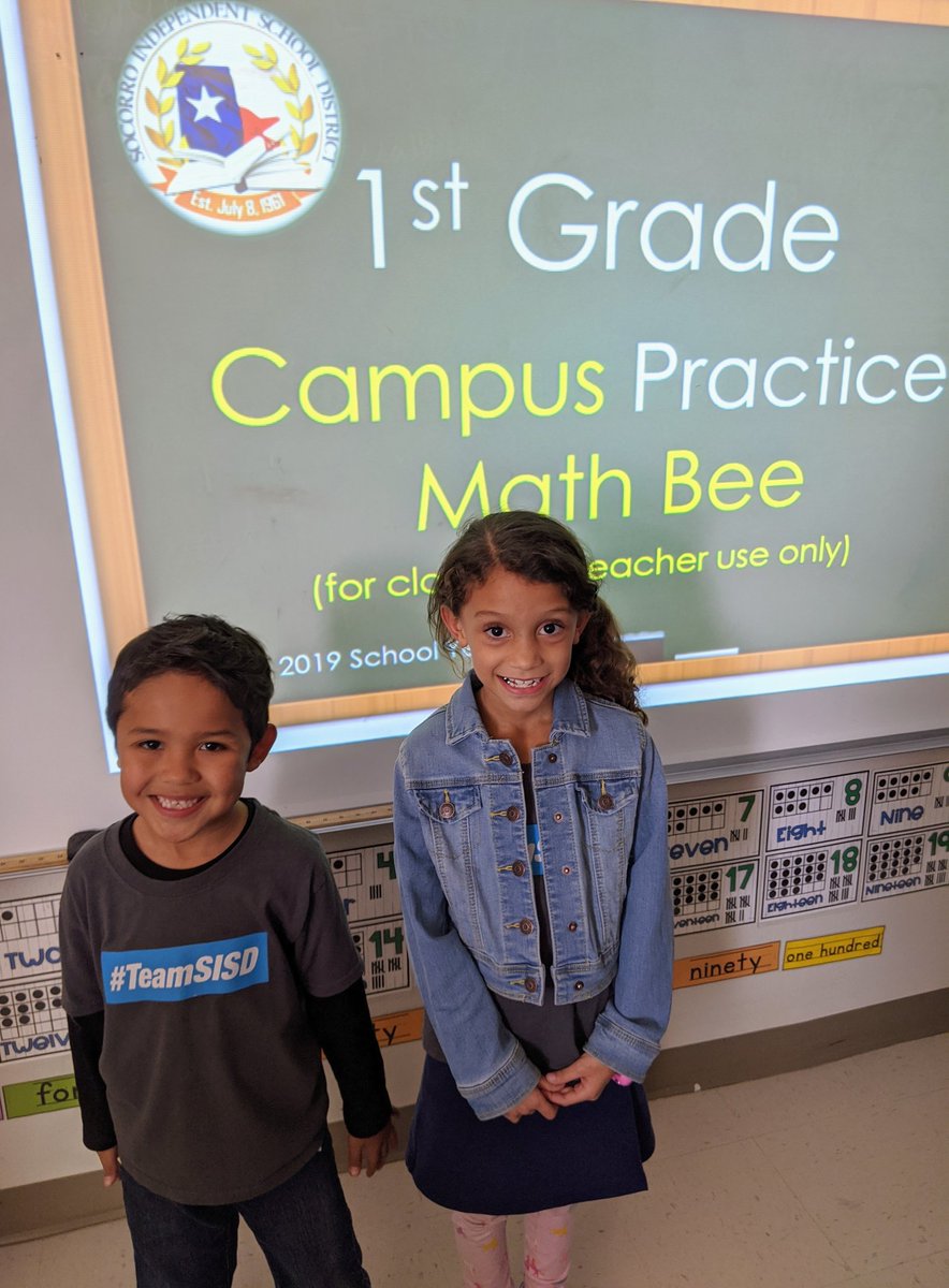 blancas_DSSE's tweet image. Congratulations to our Math Bee winners!! 🧮🏆🔢 🎉@SocorroISD @DSShook_ES #TeamSISD #MathBee #mathisfun #BeShookBeDauntless #1stgraderocks #math