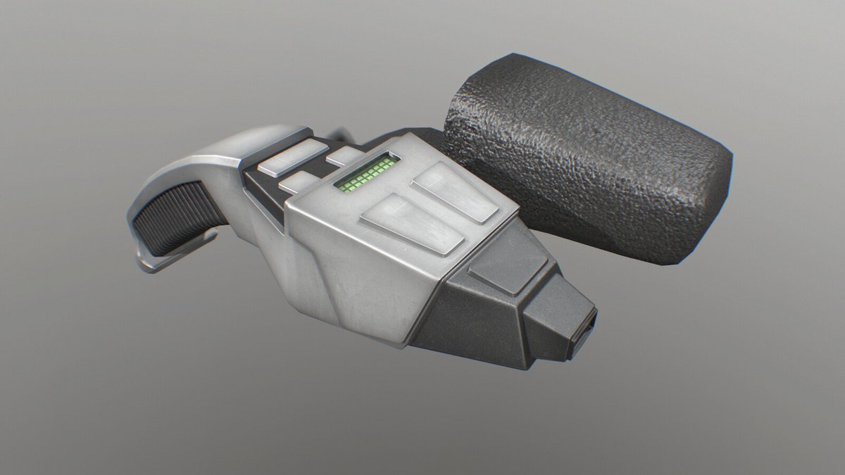 Scorpion3Dcom's tweet image. star trek Phaser C.2371
k tris, 1k texture old fashion way diffuse, normal, specular
