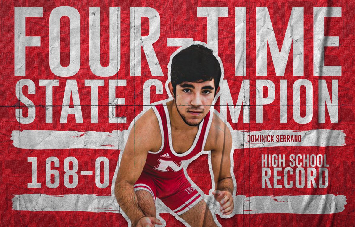 Only two wrestlers have ever gone undefeated throughout their entire high school careers in the state of Colorado. One of them will be a Husker next year. 

See you soon <a href="/Dominick8888/">Dominick Serrano</a> 💪

📝: huskers.com/news/2020/2/24…

#ToughTogether #GBR