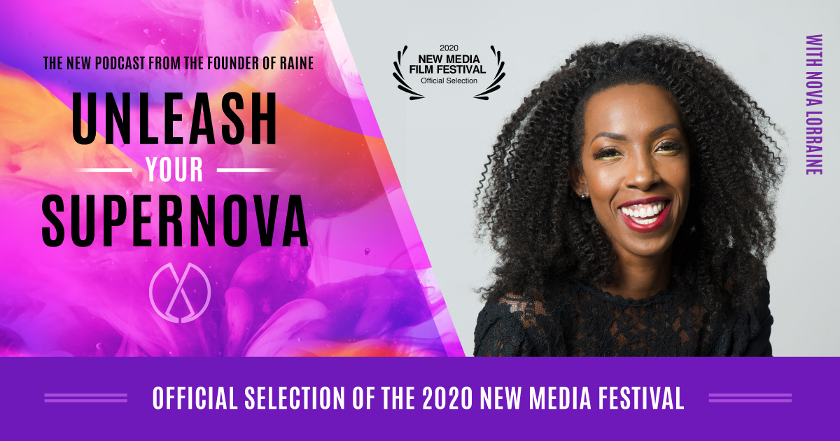Congratulations to host Nova Lorraine (<a href="/NovaLorraine/">Nova Lorraine aka SuperNova</a>) of the Unleash Your Supernova #podcast for being named an Official Selection of the 11th Annual New Media Film Festival® (<a href="/NewMediaFF/">New Media Film Festival</a>). The Fest is set for June 3-4, 2020. Listen to her breakout show: ecs.page.link/W6V6Y