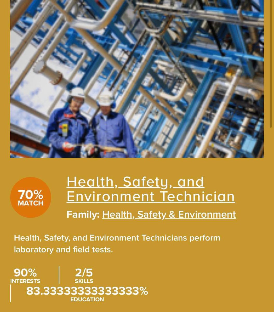 When you go to PetrochemWorks.com and fill out the survey, we send you a list of jobs that you may qualify for including the percentage match! 

Surprise yourself - try it today!