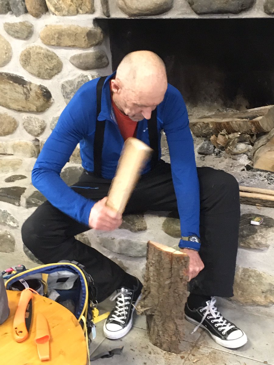 jryanlceeq's tweet photo. Preparing the kindling and setting a roaring fire to set the mood for a yoga session after an afternoon of outdoor activities at the LCEEQ Teaching and Learning in the Winter Outdoors Workshop in Orford @lceeq #lceeq https://t.co/QZw1ywS1EZ