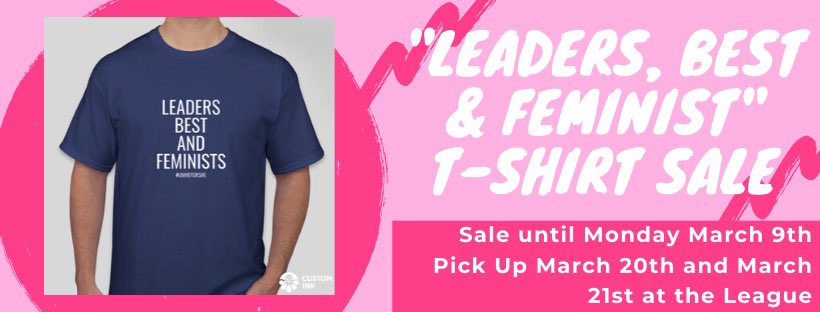 MIHeForShe's tweet photo. In light of the Women's History Month in March, we are selling our "Leaders Best &amp; Feminist" T-Shirts to raise money to buy products for the Women's Center
T-Shirts are $15 and the Deadline is Monday 3/9 and here’s the form
https://t.co/a1DTrYpV7P

Thank you all for the support! https://t.co/If8oTf40Lc