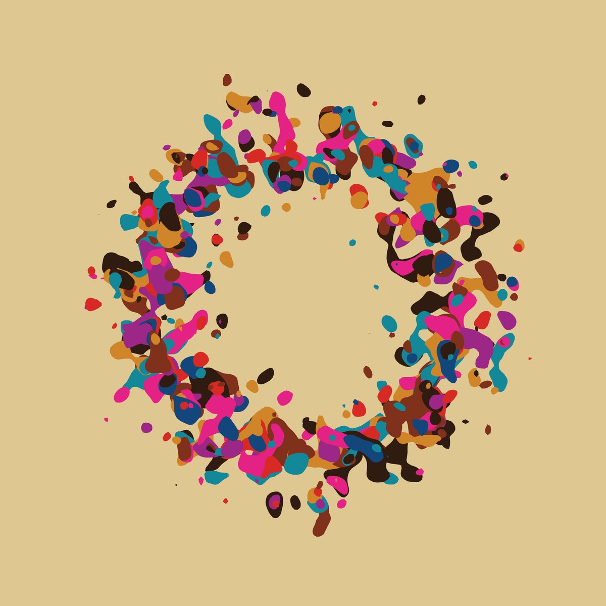 kGolid's tweet photo. Messing with the marching squares implementation. Starting to believe it can be used as some funky, #generative halftoning algorithm 🤔 https://t.co/Es5e8FZak0