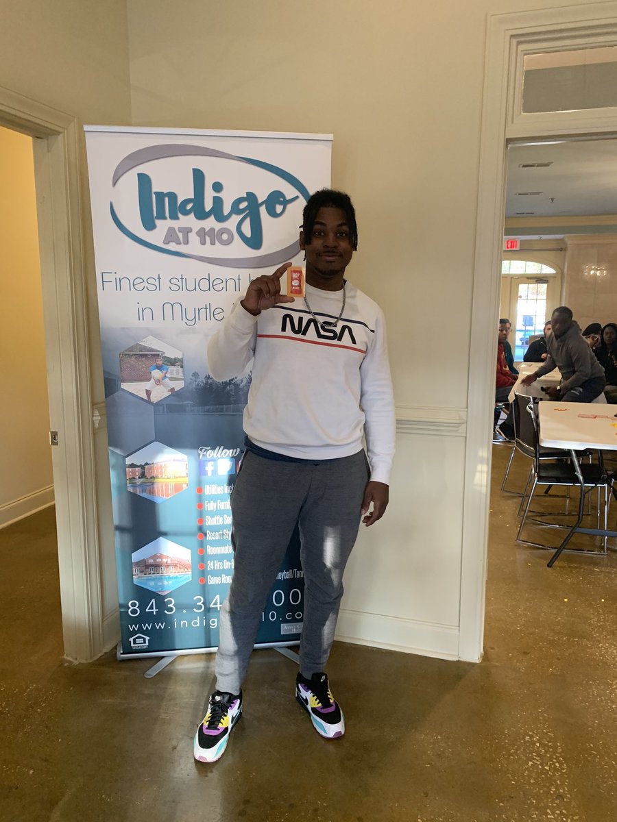 Indigoat110's tweet photo. Thank you to everyone that joined us on Friday for Grocery Bingo! We had an amazing turn out! We hope to host it again sometime soon! Be on the look out π #indiGOAT #CCU #CoastalCarolinaUniversity #StudentHousing #MyrtleBeach https://t.co/OeTARIy0K4