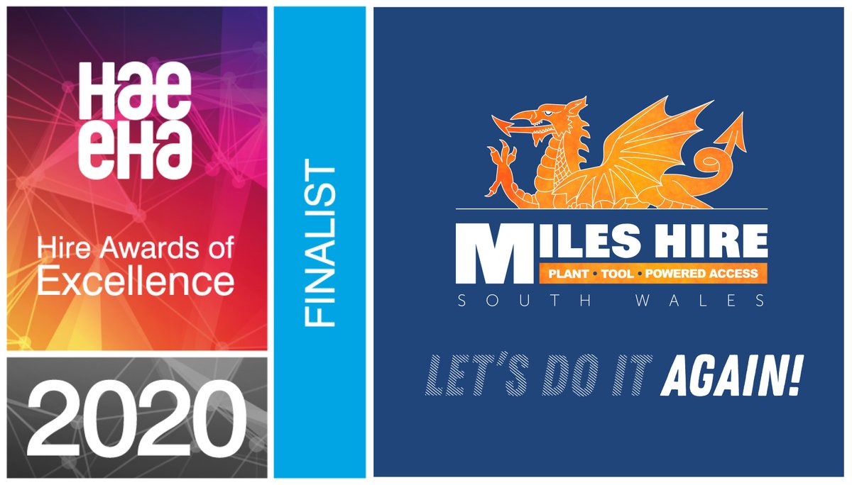 MilesHire's tweet photo. We are very excited to announce that weโve been chosen as a finalist for the SafeHire Plant, Tool & Equipment Hire Company of the Year in the prestigious HAE Awards for 2020!!! ๐
#haeawards #hirecompany #hireawardsofexcellence https://t.co/NwJvORi0fP