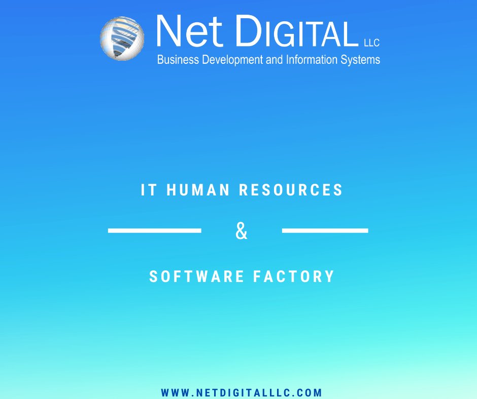 NetDigital_LLC's tweet photo. We can fill your Temporary or Permanent IT Roles!
We also offer Software Factory services!

specialized in #Java, .#dotNet, #SAP technologies

visit or website to learn more!
https://t.co/GAlTpFuwnR

#Humanresources #Services #Consultants #Developers #softwarefactory https://t.co/AllZYYKyAM
