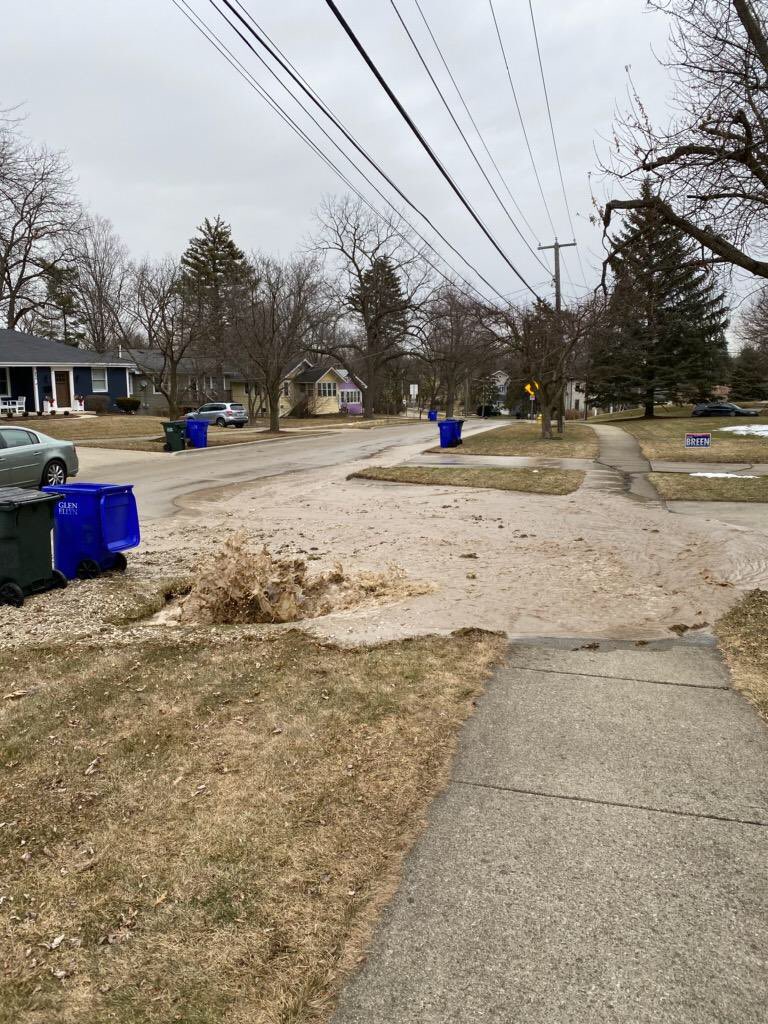 Glen Ellyn Police Department on Twitter "There is a water main break