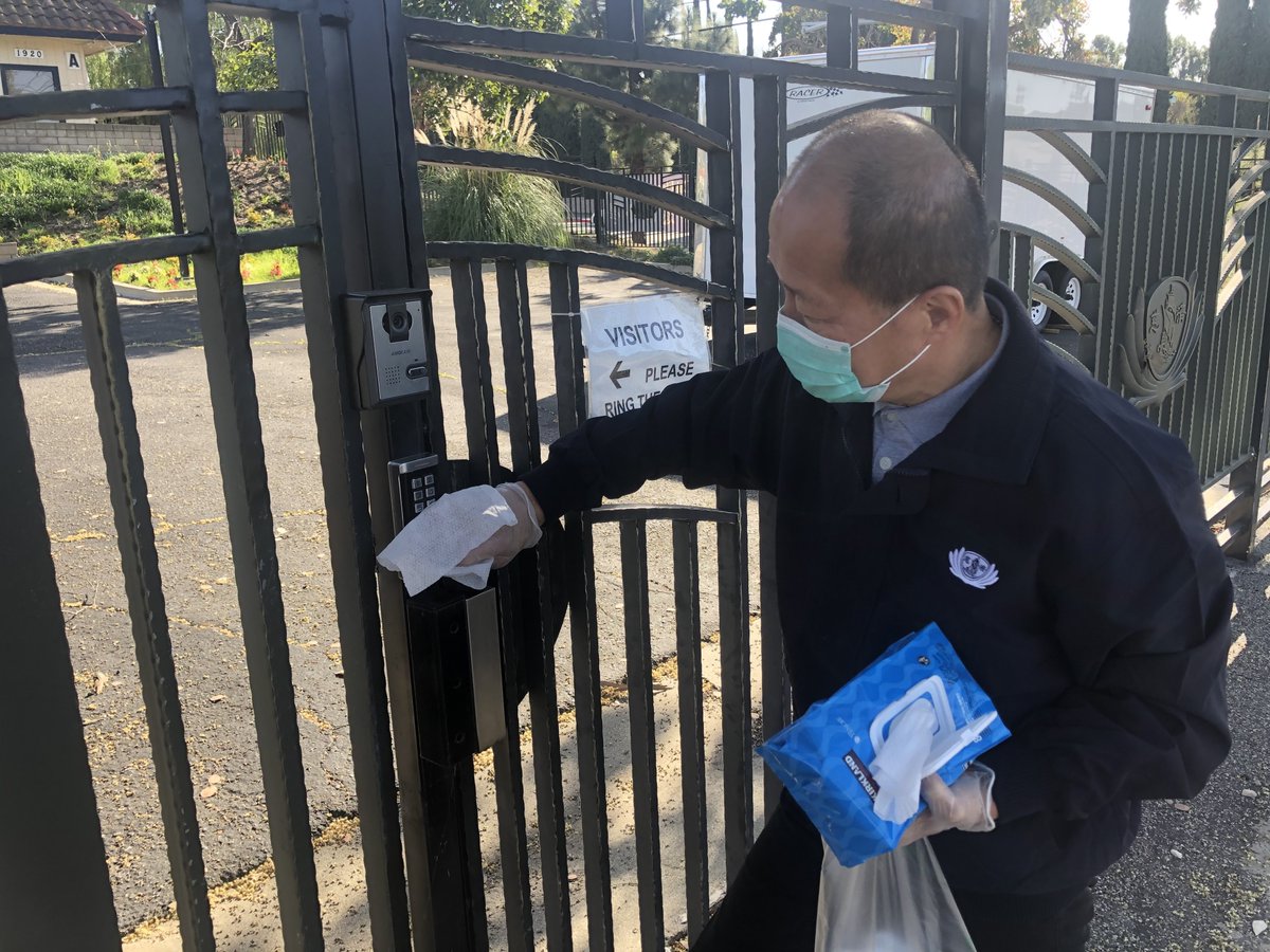 TzuChiUSA's tweet photo. We’re sanitizing most commonly touched/used surfaces at #TzuChi schools in #WalnutCA, #MonroviaCA, #HoustonTX, and #DallasTX, and are implementing best practices to stay #COVID19 free for everyone who walks through our doors. Help us #DoMore at https://t.co/tSORV1XV7F https://t.co/wRvwAsBlJf