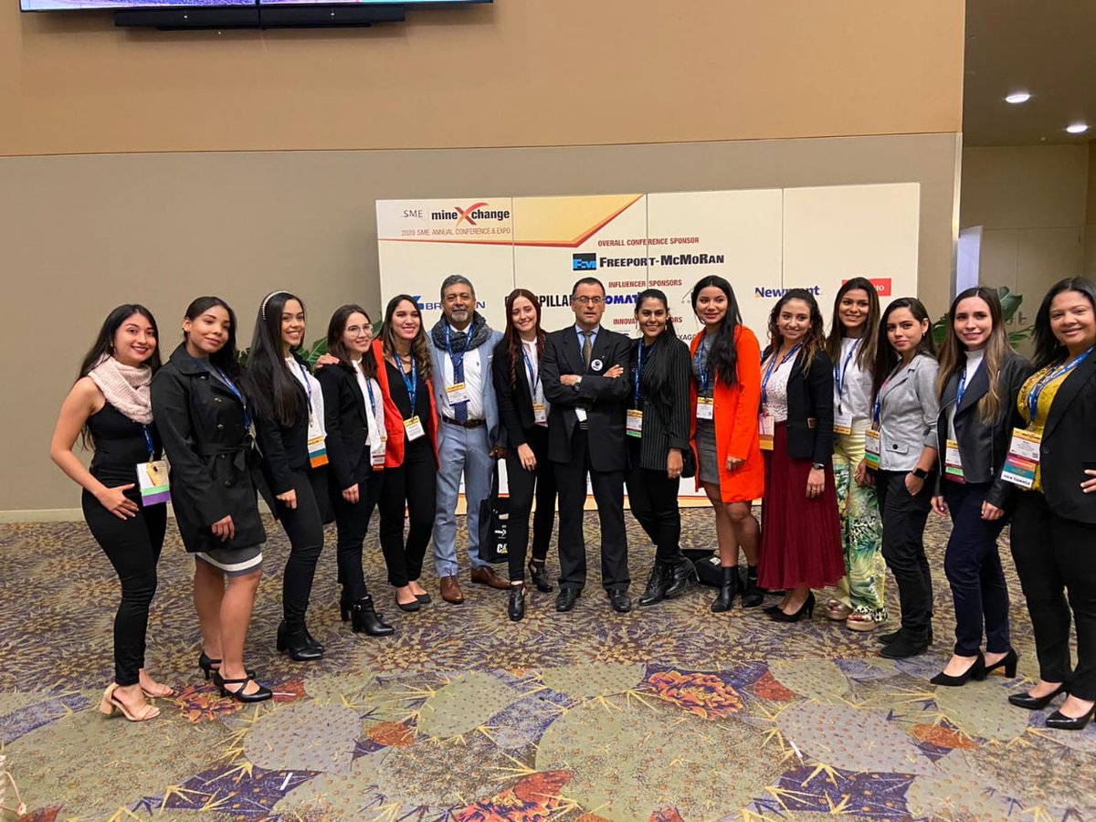 fminas's tweet image. Delegación de la @UNmedellin presente en la reunión de la Sociedad para la Minería, Metalurgia y Exploración (SME) @smecommunity el encuentro más importante del mundo para la industria minera. #SomosUNAL  #MineXchange2020