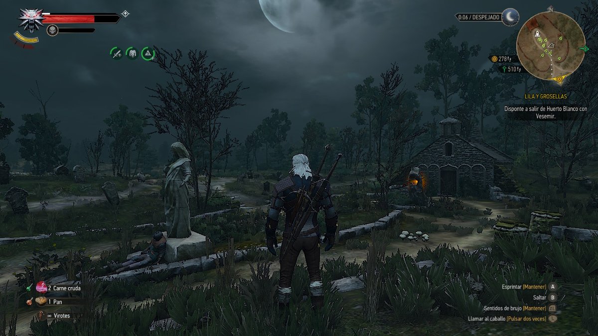 David_Martex's tweet photo. Buenas y lúgubres noches, aquí hay uno que se va a echar una "cabezadita". #TheWitcher3 #NintendoSwitch #tvmode https://t.co/plHiMZNMEE