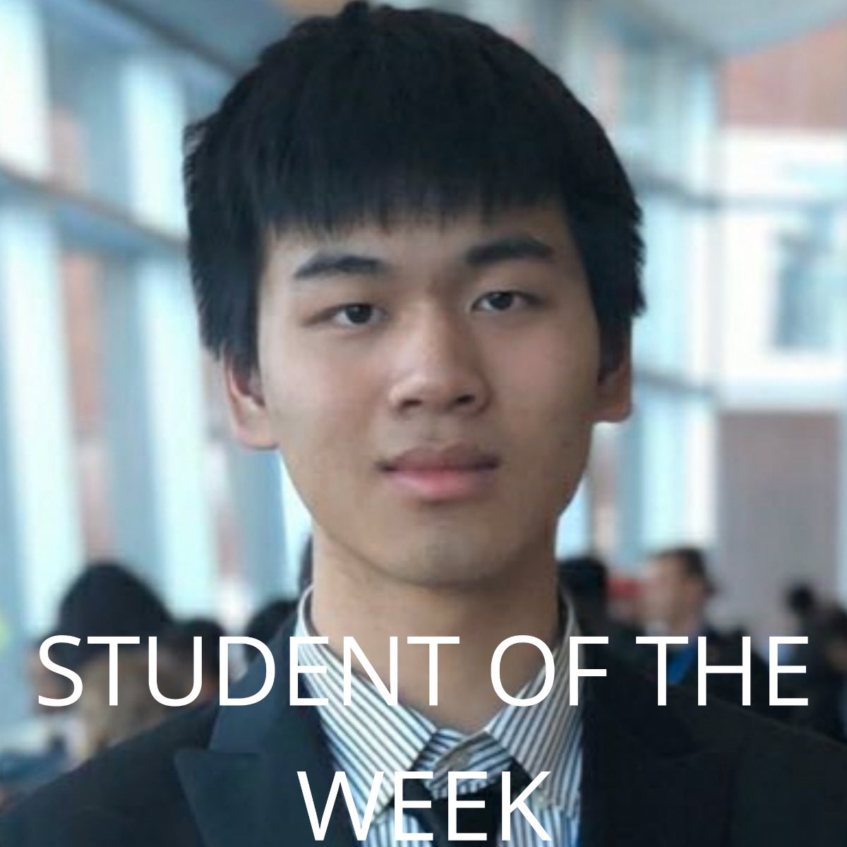 Student of the week is Jack Lee! He is super hard working and is an excellent part of the debate team. He is passionate about social studies and history and is a member of the high school Model U.N. He leads peer mentoring at our school and helps students with various subjects.