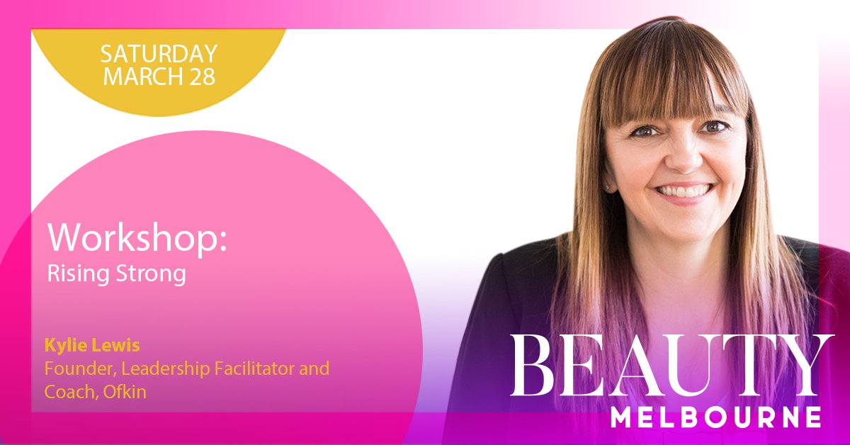 SalonMelbourne's tweet photo. Kylie Lewis' in-depth workshop will equip you with the skills and strategies to cope with stresses in your work and personal lives so that you can build a plan for rising strong from a setback. Spaces are filling up quick so book your spot now at https://t.co/hu45V9I3qA https://t.co/nwr8ybuQmy