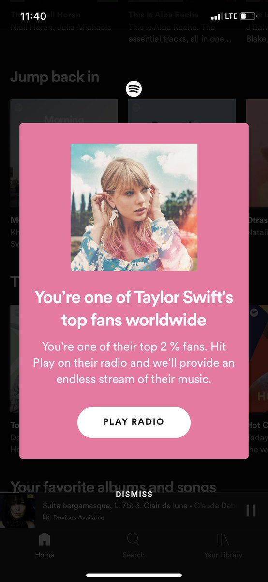 ForasteroVerde's tweet photo. #goals #TaylorSwift #SpotifyTopFan #Swifties https://t.co/MZLh2X42z6