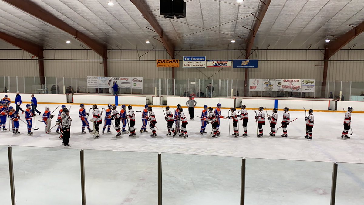 After trailing 3-0 in the second period, Varsity battles back to take game one of the Championship series 5-4. Warrior goals from Bettorf, Boyles, Kimble, Roehr, &amp; Parker. Game two is tomorrow at 8:30 pm at East Alton. <a href="/GCSportsTicker/">GCHS Sports Ticker</a> #618hockey