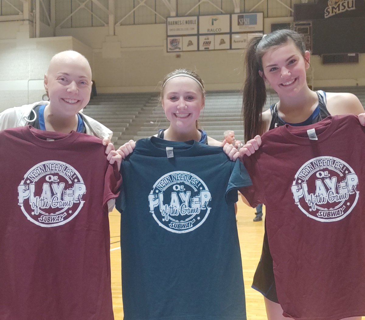 Lakeview Lakers Neon Needles Subway POG! Savannah Rausch, Kiana Imes and Aubrey Kaczmarek! Lakeview 62 LQPV 47 final