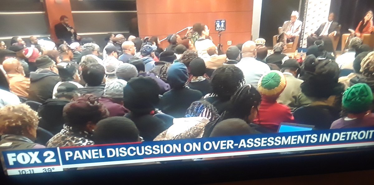 samriddle's tweet photo. #PuLSEINSTITUTE brings it Over Taxation was wrong Congresswoman @RashidaTlaibโโ, Pastor Kinloch, Attorney Patterson, @samriddle w/ @BankoleDetNews moderating #Detroit #WCCCD https://t.co/JAcb2jIsWk