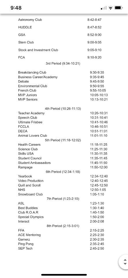 REMINDER: CLUB PHOTO DAY IS TOMORROW!!! Make sure you arrive a few minutes prior to your photo time, we can’t wait to see you there 🤩🤩