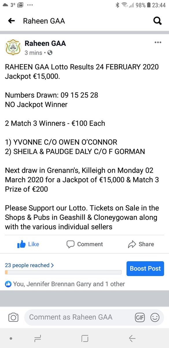 lotto results feb 24