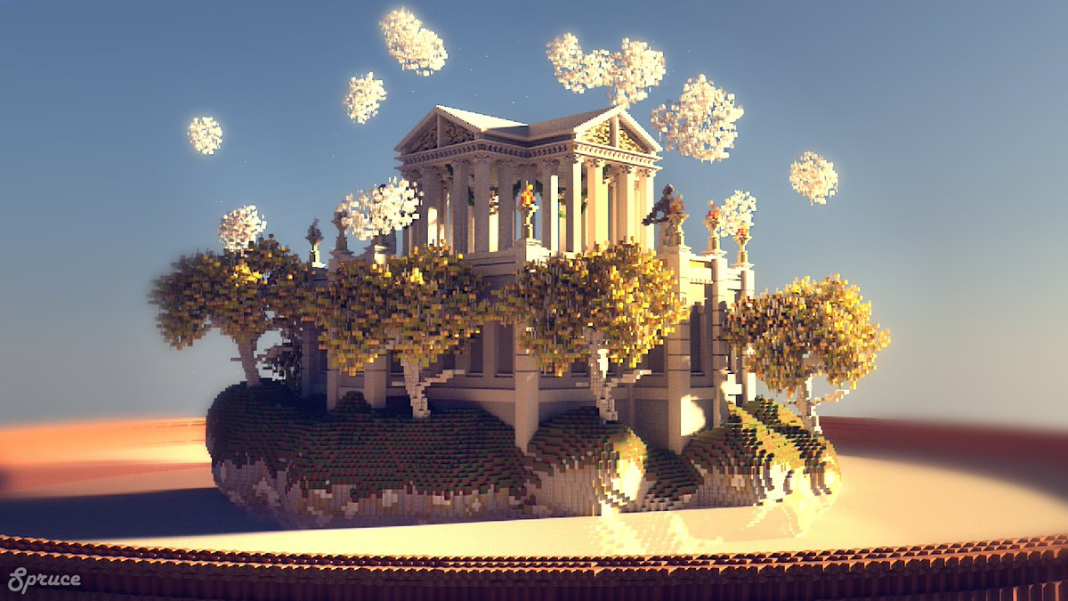 FelypeMassa's tweet photo. Greek Mythology has always enchanted me and that's why I made this project

Build in: 
@BuildersRefuge
Render by: 
@SpruceVMC_ https://t.co/Y1dWuNsuYE