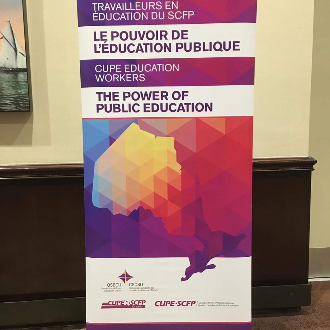 CUPE3396's tweet photo. Our work began earlier today at presentations regarding our Benefit Plan as well as OMERS...
Your delegates stood up at the mic to speak at both presentations. 
We are here to listen, learn and represent!
#focusourpower
#osbcu2020 https://t.co/CifxUoApCN