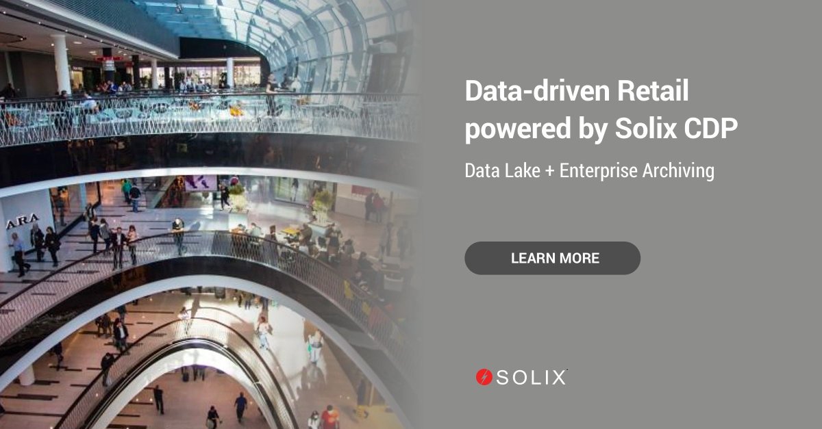 solixbigdata's tweet image. Solix Data-driven retail is an all-encompassing technology platform that helps improve the performance of critical systems. Learn more: solix.com/data-managemen…

#retailit #retailtech #datadrivenretail #datamanagement