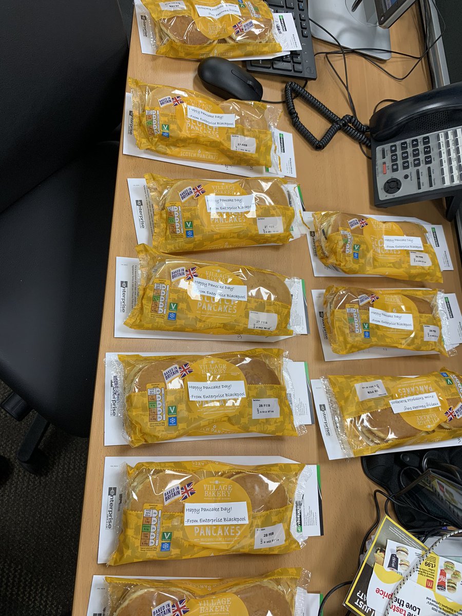 Anna (@anna_higham98) on Twitter photo All ready for #pancakeday at U314! All of our corporate customers will have pancakes as a nice surprise when they head off in the morning <a href="/EnterpriseBPT/">Enterprise Blackpool</a> #CustomerService <a href="/gpincheshire/">Gary Palmer</a> <a href="/kierancregan/">Kieran Cregan ππ</a> All ready for #pancakeday at U314! All of our corporate customers will have pancakes as a nice surprise when they head off in the morning <a href="/EnterpriseBPT/">Enterprise Blackpool</a> #CustomerService <a href="/gpincheshire/">Gary Palmer</a> <a href="/kierancregan/">Kieran Cregan ππ</a>
