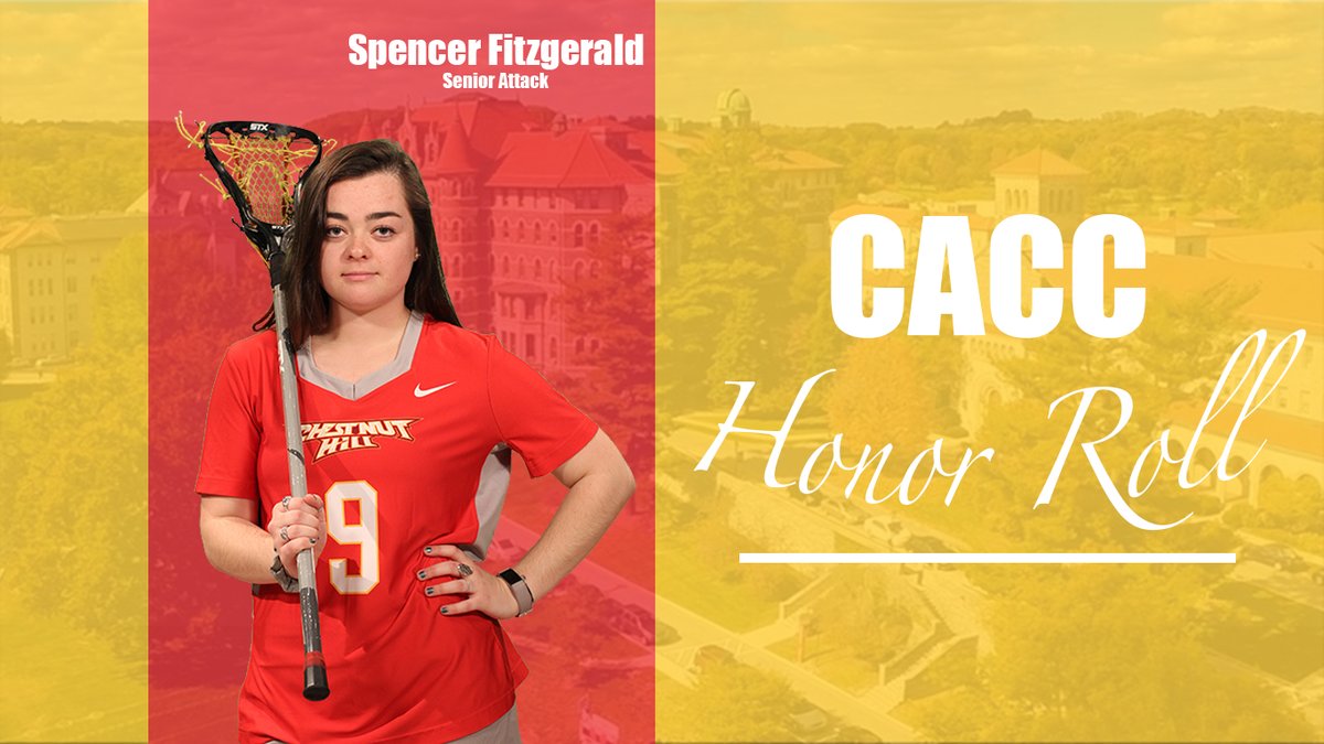 Chestnut Hill College Athletics (@chcathletics) on Twitter photo Captain Spencer Fitzgerald was all over the field in <a href="/CHCWLacrosse/">CHC Women's Lacrosse</a>'s season opener, earning a CACC Honor Roll selection after tallying 4️⃣ goals and 4️⃣ caused turnovers.
#GriffinNation #CACC #NCAADII Captain Spencer Fitzgerald was all over the field in <a href="/CHCWLacrosse/">CHC Women's Lacrosse</a>'s season opener, earning a CACC Honor Roll selection after tallying 4️⃣ goals and 4️⃣ caused turnovers.
#GriffinNation #CACC #NCAADII