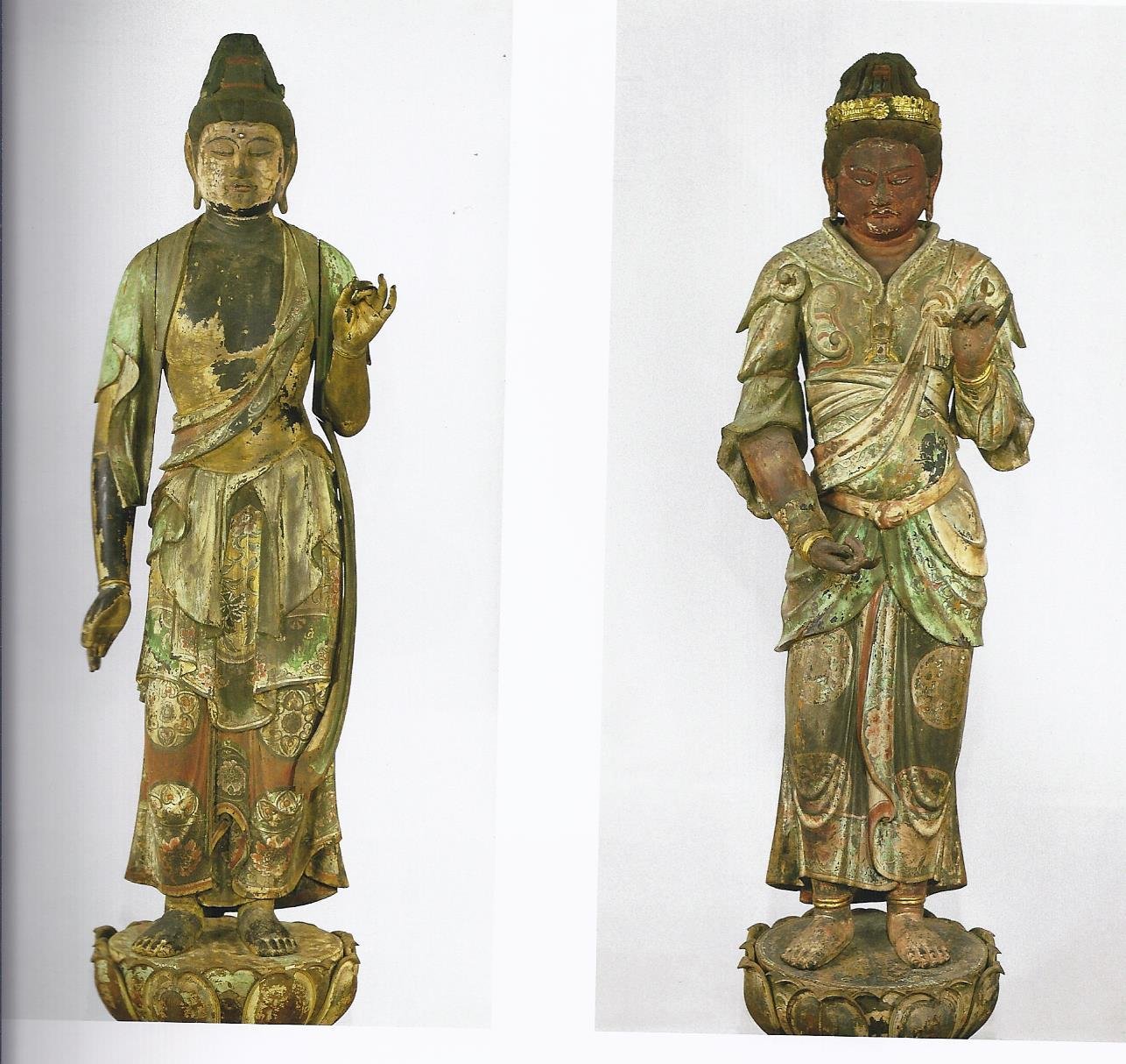 Taku 救脱菩薩立像 写真左 国重文 奈良国立博物館寄託 像高243センチと 秋篠寺の立像群では最大のサイズを誇る この像も伎芸天 帝釈天 梵天と同様 頭部が奈良時代末の乾漆像 首から下は鎌倉時代の木造補作であることは変わりないが 頭部も Taku 救脱菩薩立像 写真左 国重文 奈良国立博物館寄託 像高243センチと 秋篠寺の立像群では最大のサイズを誇る この像も伎芸天 帝釈天 梵天と同様 頭部が奈良時代末の乾漆像 首から下は鎌倉時代の木造補作であることは変わりないが 頭部も