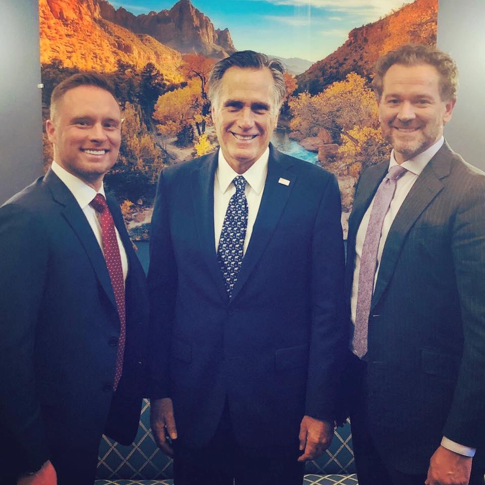 Direct_Selling's tweet photo. #DirectSelling company #YoungLiving’s President @JaredsTurner and General Counsel Matt French spent today with Utah Senator  #MittRomney discussing Young Living, their farms, CBD, and other topics. 

“He’s an advocate of our (#MLM / #NetworkMarketing) industry” — Jared Turner https://t.co/arAsui7FBQ
