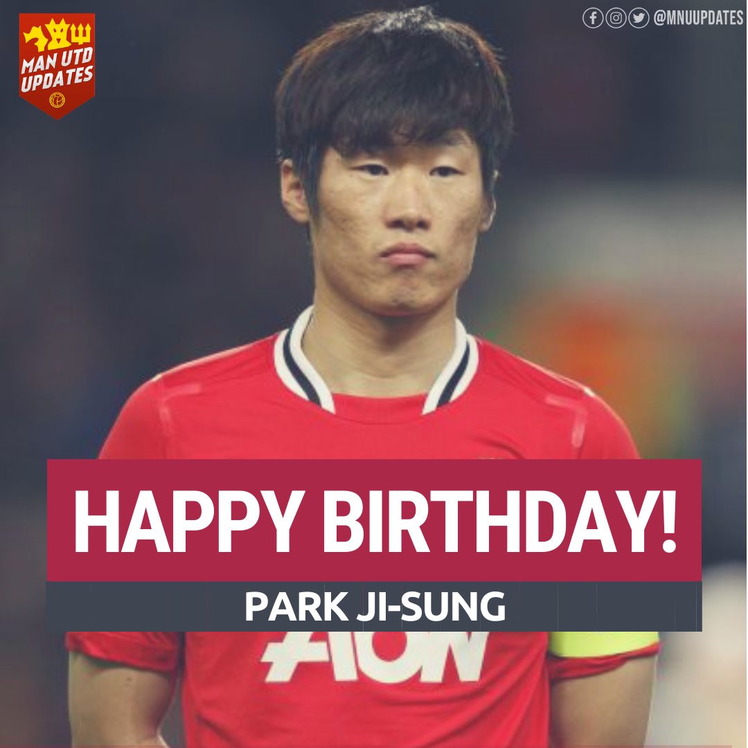 Happy 39th birthday to ex red Park Ji-sung.    