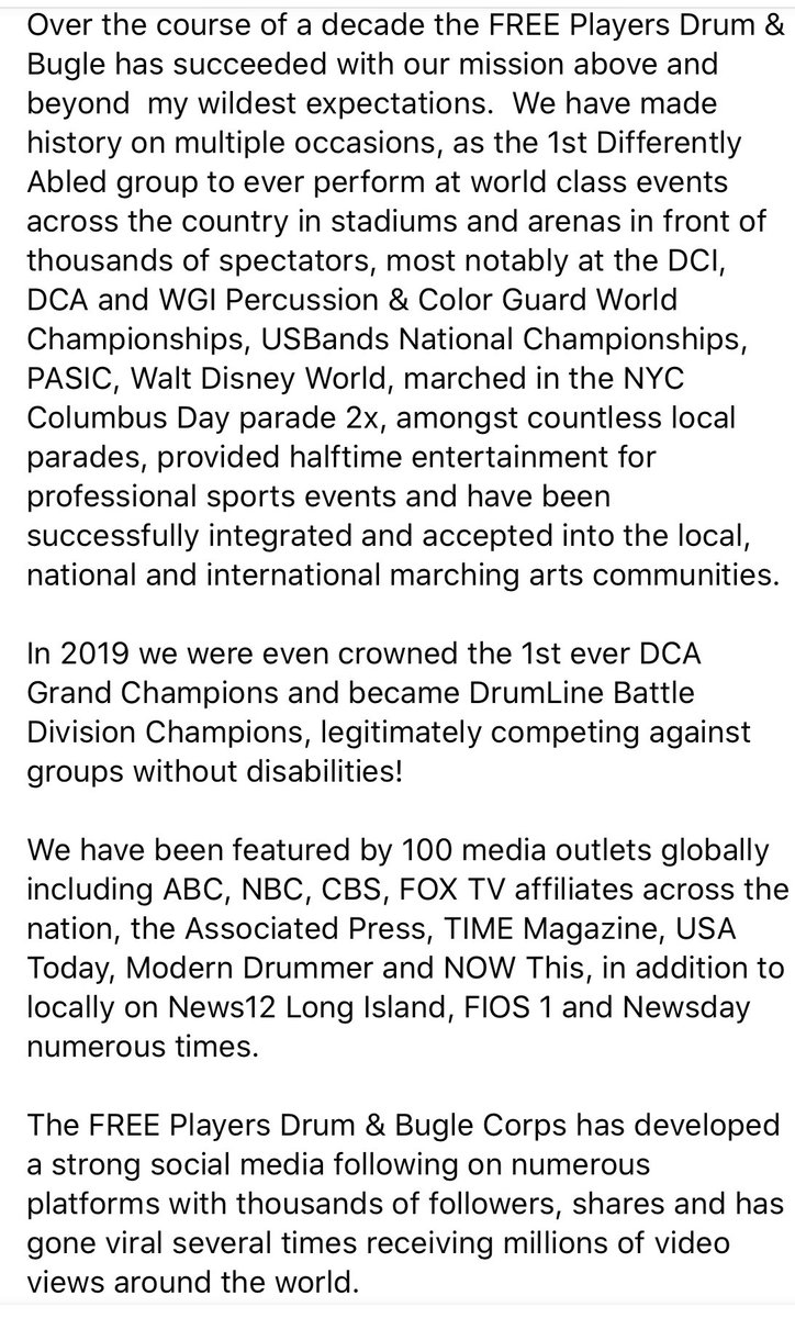 FREE Drum Corps tweet media