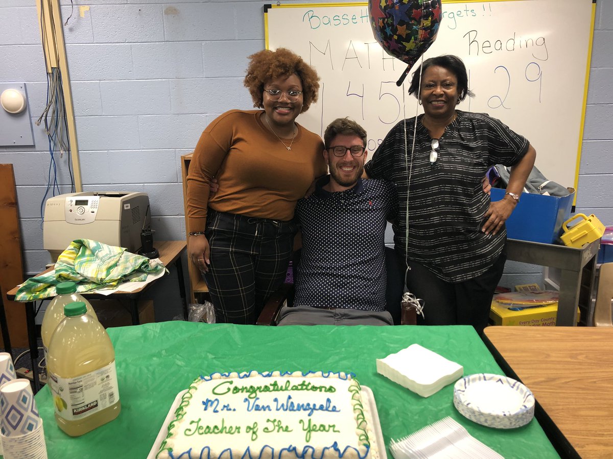 principalspain's tweet photo. Congratulations to Mr. VanWanzeele @BassettePandas Teacher of the Year 2020 and to other nominees Ms. Johnson and Ms. Jones. @HamptonCSchools @HCS_TitleI https://t.co/mb1XE0mK5S