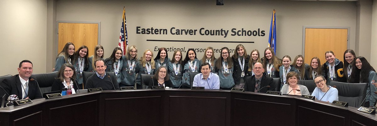 We had the wonderful opportunity to recognize some amazing state and national qualifiers at tonight’s school board meeting. #ECCSproud of all of you and your accomplishments! <a href="/chanstormAD/">Storm Athletics</a> <a href="/ChaskaHawks/">Chaska High School</a> <a href="/hawksarts/">HawksArts&Activities</a> <a href="/StormActivities/">StormArts&Activities</a>