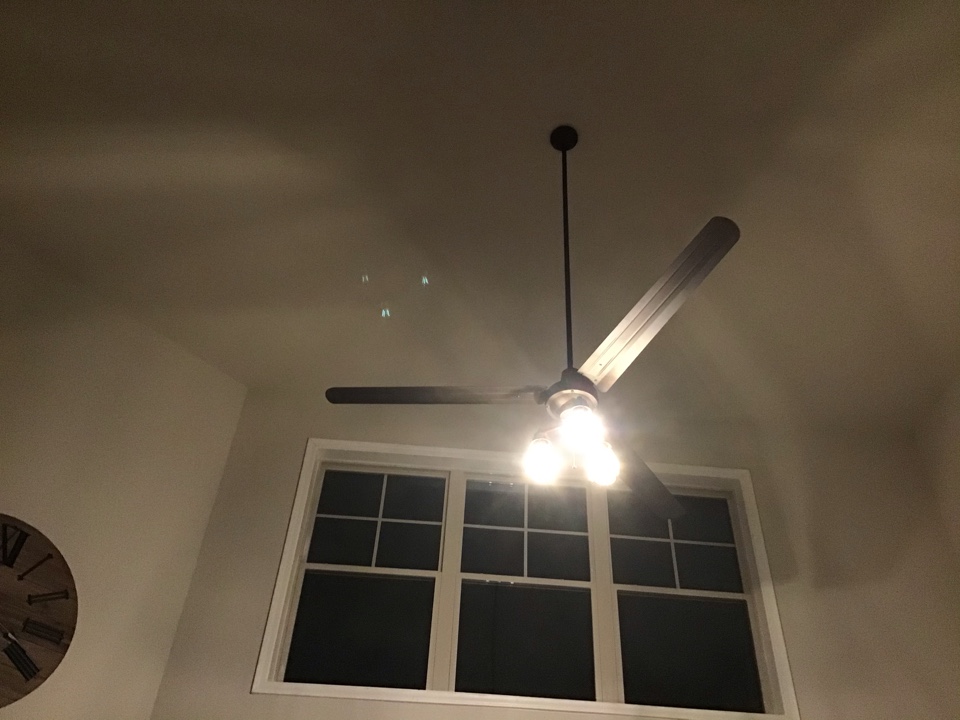 BestATLElectric's tweet photo. Electrician in Cumming installing several ceiling fans - Adrian  C. checked in near... https://t.co/2lylBW9SBe https://t.co/qukWUW6muw