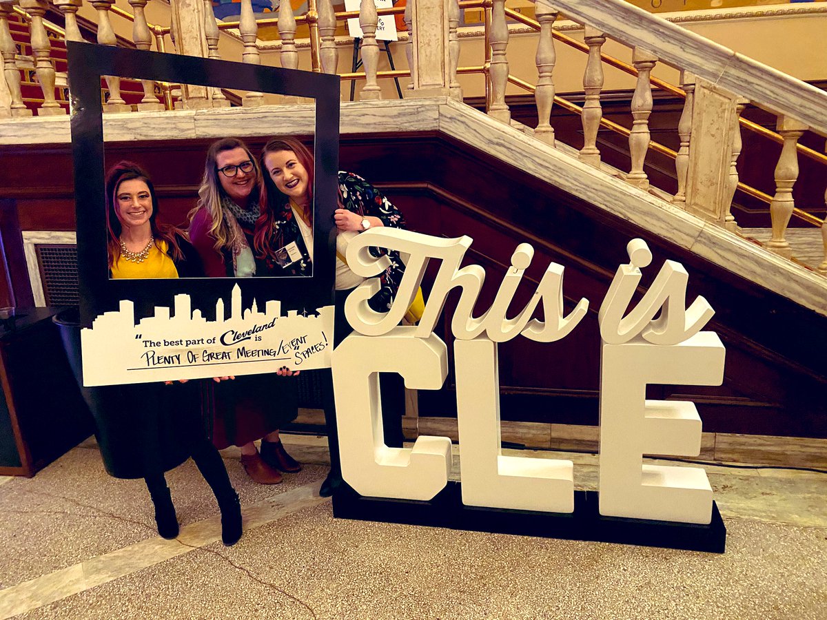 Cassie, Taryn, and Stephanie from our team traveled to Cleveland for Destination Cleveland’s Annual Meeting! 
#ThisIsCle #BestPartofCLE