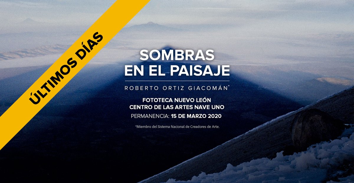 conartenl's tweet photo. 😨 No podemos creer que no has visto #SombrasEnElPaisaje en la #FototecaNL. ¿Apoco desde octubre del año pasado no has venido al @parquefundidora?
#ExposicionesCONARTE https://t.co/zcAoH41mtp