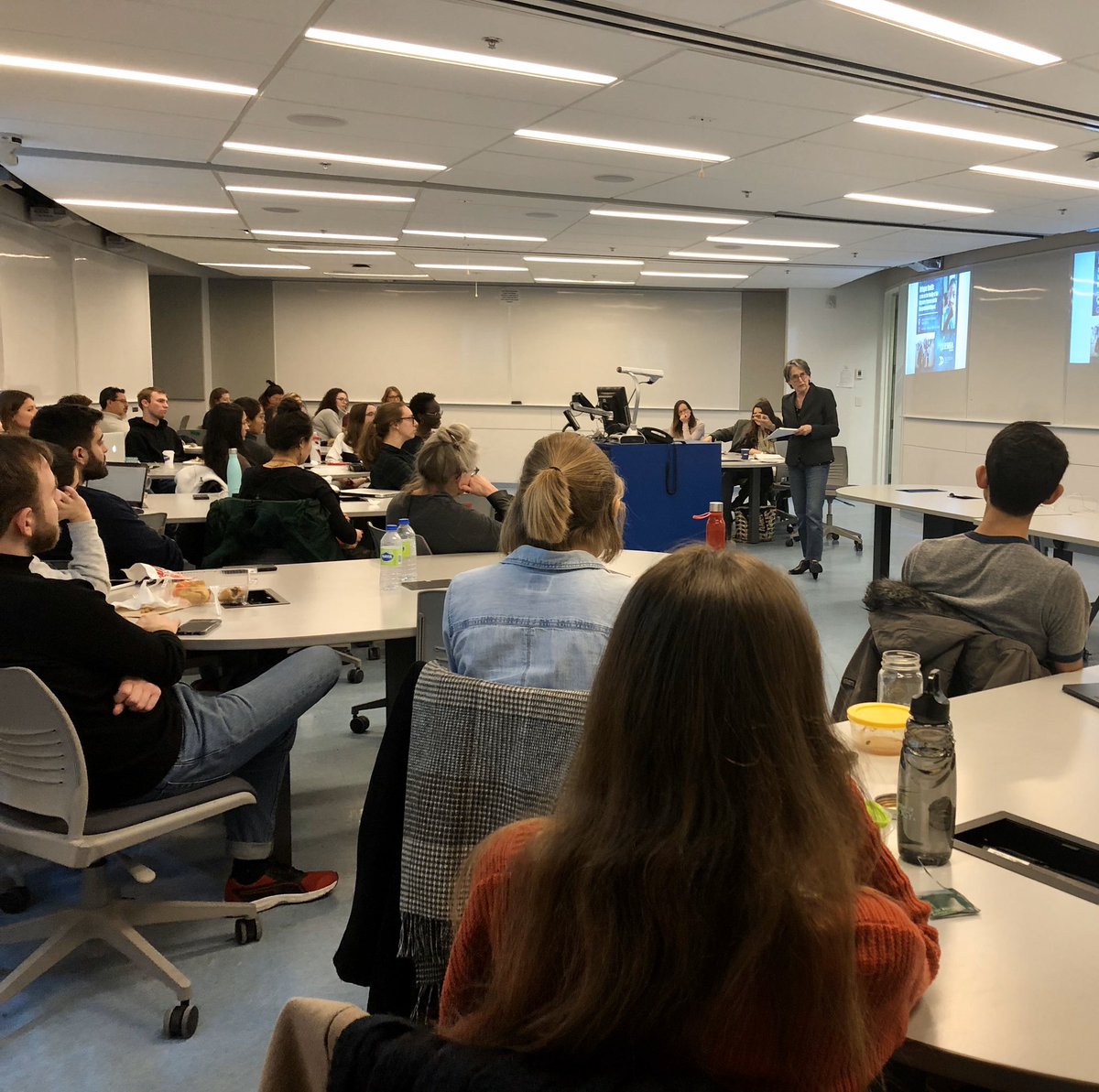 Thank you <a href="/DeniseOtis6/">Denise Otis</a>, <a href="/LeenMakki1/">Leen Makki, MD MSc CCFP</a>, Dr. Yves Bergevin from <a href="/McGillMed/">McGill Medicine and Health Sciences</a>, Dr. Gilles de Margerie from <a href="/ciusss_ouestmtl/">CIUSSS Ouest Montréal</a>, Mrs. Marylin Gauvin from <a href="/MSF/">MSF International</a> and Dr. Papazian-Zohrabian from <a href="/UMontreal/">Université de Montréal</a> for the insightful discussions on #refugeehealth with <a href="/IFMSA_Quebec/">IFMSA - Québec</a> #medicalstudents