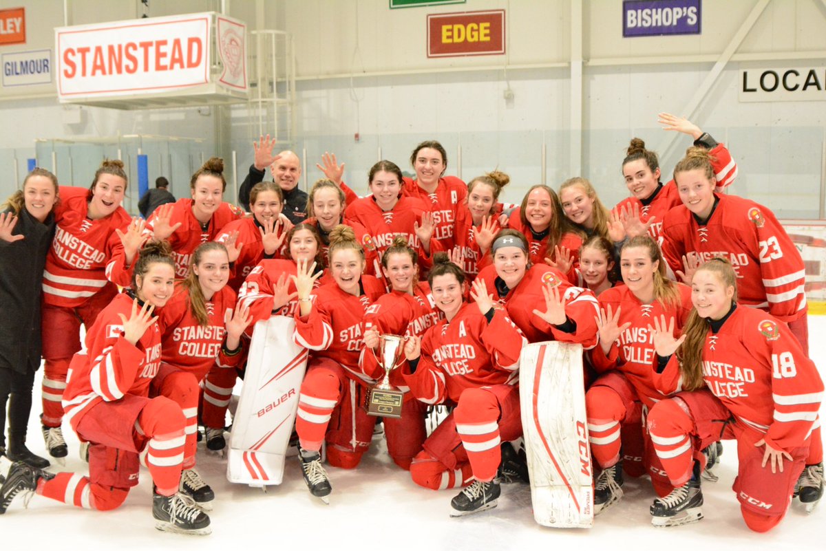 Stanstead wins 3-2 in OT over <a href="/RNSPrepGirls/">RNS Prep Girls Hockey</a> to claim 5th consecutive <a href="/NAPHAWH/">NAPHA</a> Playoff Championship. Outstanding hockey game. Hats off to both teams! Exciting back and forth game. <a href="/stanstead1872/">Stanstead College</a> #PatBurnsArena was full: thanks to all the fans!