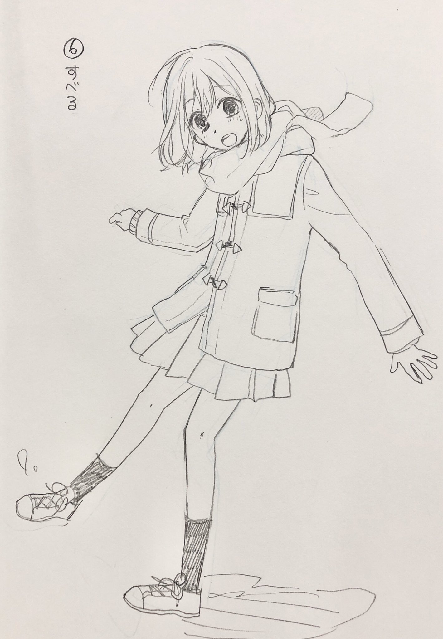 いずみ 漫画家志望 漫画の描き方 16 仰ぎ見る 夏ーー 60のポーズでお題 イラスト T Co Jlypyqzx2z Twitter