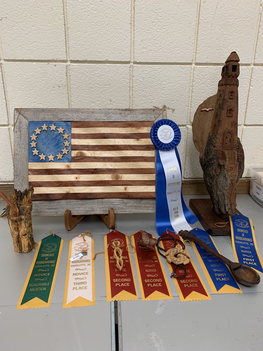 CityofWS's tweet photo. The Triad Wood Carvers group at Miller Park Community Center have some real talent! #triadwoodcarvers #woodcarver #triad #wood #carver #MP139 https://t.co/NUil9tj5MI