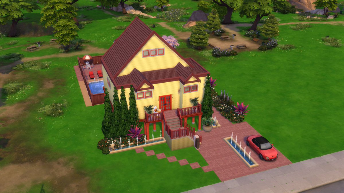 BattingCave7901's tweet photo. This cute one bedroom, one bath is a great starter home. Check out my gallery: #Battingcave7901 #TheSims4 #XboxShare #ShowUsYourBuilds #Eevam #Anna_Vel_annA https://t.co/j0xA1wayV0