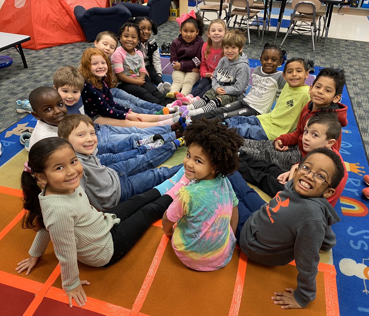 These <a href="/lakemyra/">Lake Myra Elementary</a> Kinder Leaders were excited to “kick” off Literacy Week with their crazy socks. Can’t wait for more fun this week! Thanks for organizing <a href="/MrsButts_Media/">stephanie Butts</a> and for reading to us today. #championsforall #ottersreadtolead